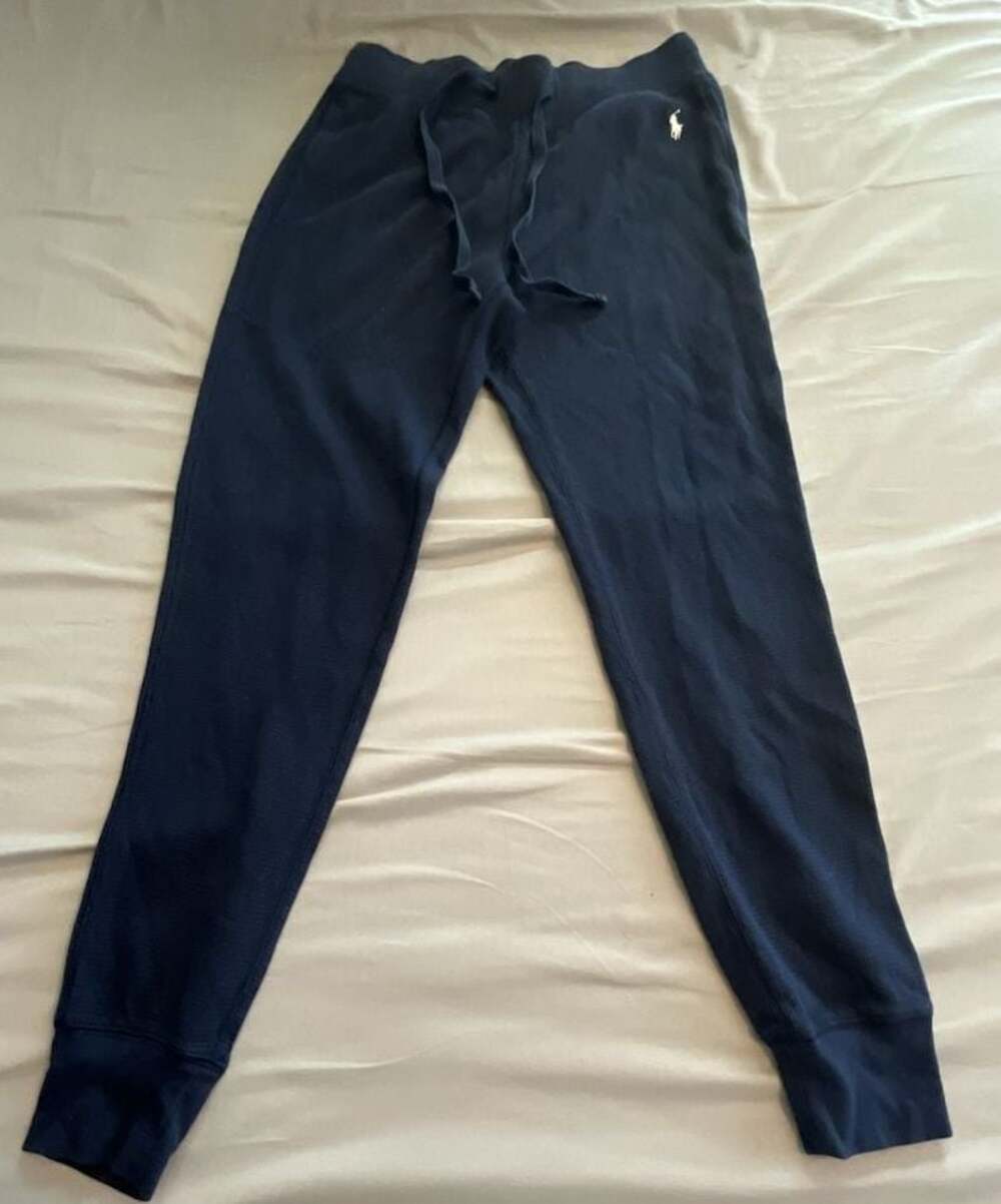 Polo Ralph Lauren Men's Waffle Knit Drawstring Sleep Jogger Sweatpants